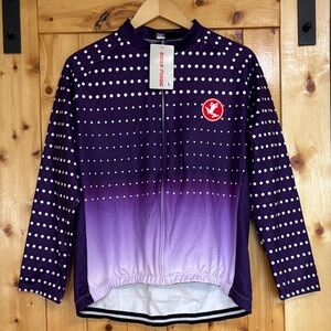 Ugly Furog Womens Cycling Jacket Jersey Fleece Lined New NWT Large Full Zip Bike